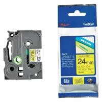 ราคา Brother TZE-651 เทปพิมพ์อักษรขนาด 24มม. - ตัวอักษรสีดำ พื้นเหลือง (21394823779)