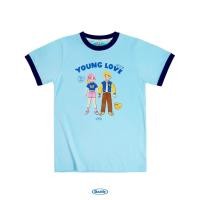 ราคา DADDY | Young Love T-Shirt เสื้อยืด สกรีนลาย YOUNG LOVE และ WENDY SIMON สีฟ้า (6352162213)