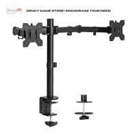 ราคา ขายึดจอภาพขาตั้งคู่ระดับพรีเมียม Dual Mount Desk LCD LED Monitor Bracket (28809095686)