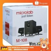 ราคา MICROLAB ลำโพงคอมพิวเตอร์ มัลติมิเดีย 2.1CH รุ่น M-108 (7821507175)