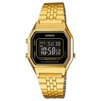 ราคา Casio นาฬิกาข้อมือ รุ่น LA680WGA-1BDF-Black/Gold (176393957)