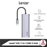ราคา Lexar 7-in-1 Type-C, SD/MicroSD Card, PD USB-C, HDMI HUB 3xUSB-A Card Reader การ์ดรีดเดอร์ (LPAH31N) (28617650255)