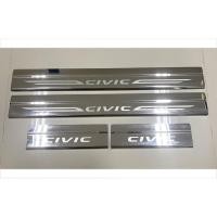ราคา ชายบันไดสแตนเลส/สคัพเพลท ฮอนด้า ซีวิค Honda Civic 2016-2020 Rich (2051123667)