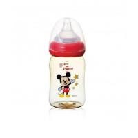 ราคา *ไม่มีกล่อง*ขวดนมสีชาคอกว้างมิกกี้ 5oz. พีเจ้น Pigeon PPSU(60) (574721926)