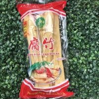 ราคา ฟองเต้าหู้แท่ง 150 g. 腐条(Dried Bean Curd Sticks) ตราสามบัว (51901204513)