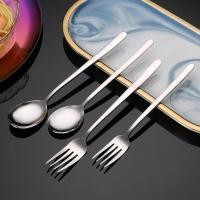 ราคา ช้อน ส้อม สไตล์เกาหลี เรียบหรู ดูดี (ขายเป็นคู่ช้อนส้อม) ทำจากสแตนเลสแท้304 น้ำหนักดี ช้อนกินข้าว ช้อนสแตนเลส (12798038983)