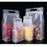 ราคา (10ใบ)G4 ถุงซิปก้นตั้ง แบบขุ่น ทรงแนวตั้ง มีหูหิ้ว ขยายข้าง (3465282991)