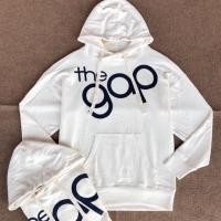 ราคา Gap แท้ 10000000% Hoodie แบบสวม ผ้าเนื้อก้างปลา (1877750899)