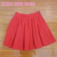 ราคา กระโปรง ZARA สีแดง ของแท้ (1889731860)