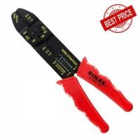 ราคา SOLEX คีมปอกสายไฟ ย้ำหางปลา สายไฟ Crimping Tools รุ่น 46000 สีดำ ด้ามจับแดง (1519554426)