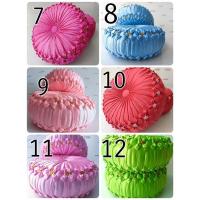 ราคา หมอนฟักทองลายดอกแก้ว(ใบใหญ่) คู่ละ 599 บาท ขนาด 12 นิ้ว (14339678188)