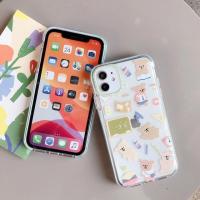 ราคา Pencil Drive Bear Cartoon Pattern Clear Case Iphone 11 11pro 11proMax 6 6plus 7 8 7plus 8plus X XR XS MAX Soft Casing (3817799203)