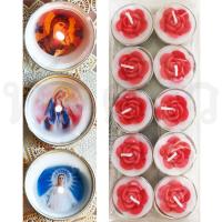 ราคา เทียนกุหลาบแม่พระ เทียนถ้วยพระแม่มารีย์ เทียนทีไลท์แม่พระนิจจานุเคราะห์ เทียนถ้วยแม่พระประจักษ์ เทียนแม่พระมหาการุณย์... (25534671623)