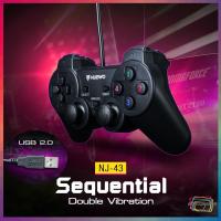 ราคา Joystick จอยเกมส์ จอยคอม จอยสติ๊ก จอย USB NJ-43 NUBWO มีอนาล็อค Analog (9318887717)