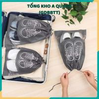 ราคา [COMBO 10]กระเป๋ารองเท้า Drawstring กระเป๋าหูรูดหนาผ้าหนา ไซส์ใหญ่ - FABRIC SHOE BAG-TUIDUNGGIAYDEP53 (51106064171)