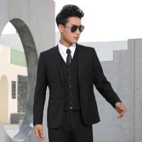 ราคา ชายชุดSlim Fitธุรกิจอย่างเป็นทางการคลาสสิกชุดเจ้าบ่าวแต่งงานParty Promเดี่ยวสีทึบสีดำสีเทาน้ำเงินสีฟ้าI (20325890319)