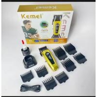 ราคา ปัตตาเลี่ยน KEMEI km90-4 ปัตตาเลี่ยนตัดผม ไร้สาย เสียงเงียบ มาพร้อมแท่นชาร์จ 11500 รอบ มาใหม่ (54152651151)