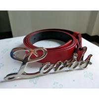 ราคา เข็มขัดหนังสีแดง levi's แท้ (1202382780)