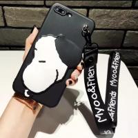 ราคา พร้อมส่ง Case iPhone 6 with strap silicone SNOOPY เคสไอโฟน 6 พร้อมสายคล้อง (1439022139)