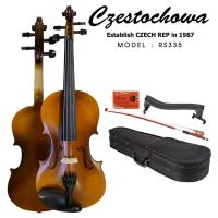 ราคา Czestochowa Violin ไวโอลิน ตัวบางเพียง 0.5 ซม ไวโอลินไม้ Spruce คอ Rosewood (1945490918)