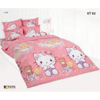 ราคา KT92: ผ้าปูที่นอน ลายคิตตี้ Kitty/TOTO (1564799284)