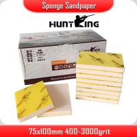 ราคา Sponge Sandpaper 75x100mm Flocking for FESTOOL or MRIKA ect Sander Small Square Grinding Head Car Spray Polishing Sand C (44368364383)