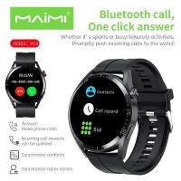 ราคา Maimi รุ่น W12 สมาร์ทวอทช์ นาฬิกา smart sports watch รับสายได้ กันน้ำ นาฬิกาวัดความดัน วัดชีพจร สําหรับ los & Android (24582904657)