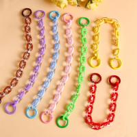 ราคา คละสี/เลือกสีทักแชท | สายคล้องพาสเทล โซ่แฟชั่นอะคริลิคสายโซ่อะคริลิคพาสเทล คล้องมือถือ / กระเป๋า (50455600359)