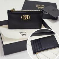 ราคา ✔ ของแท้ 100% ✧.* New พร้อมส่ง ✧.* กระเป๋าใส่บัตร ใส่สตางค์ Mcm Card holder สีดำ (25765987644)