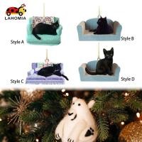ราคา [ลาโฮเมีย] เครื่องประดับต้นคริสต์มาสแบบอะคริลิคภาพแมวน้อย ของขวัญที่เหมาะสำหรับคนรักแมว (55651125862)