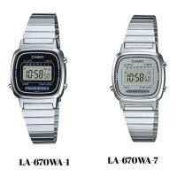 ราคา Casio Digital Classic Lady Silver Tone (LA670WA-7)