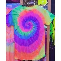 ราคา เสื้อมัดย้อมสีสด เสื้อมัดย้อมนีออนสะท้อนแสง เด็ก (7968234317)