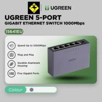 ราคา UGREEN ETHERNET SWITCH 5-PORT GIGABIT ETHERNET SWITCH 1000MBPS 15641EU (25847956598)