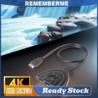 ราคา สวิตช์ที่รองรับ HDMI 4K/1080P 3 in 1 Out HDMI-Compatible Splitter สําหรับ HDTV PS4 (50302393298)