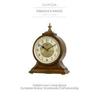 ราคา DIPOA Elegance in Melody (SM101DB) นาฬิกาตั้งโต๊ะไม้ ดีไซน์วินเทจ (22419508178)