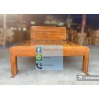 ราคา เตียงนอนไม้สักแท้ขนาด5-6ฟุต (25325991220)
