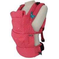 ราคา เป้อุ้มเด็ก แบรนด์ Punnita รุ่น is your way - สีชมพูเข้มจุดขาว (ผ้า Supersoft cotton USA) มือสองแต่สภาพ 99% พร้อมกล่อง (8757883308)