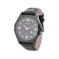 ราคา Curren นาฬิกาข้อมือผู้ชาย สีดำ สายหนัง Genuine Leather รุ่น C8121 (2064204440)