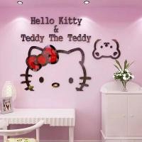 ราคา Saleอะคริลิค3Dคิตตี้Kitty ตกแต่งผนังขนาดL=120×88Cm.ภาพติดผนัง (7561993880)