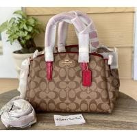 ราคา New Coach MINI SAGE CARRYALL IN SIGNATURE CANVAS F31985 (3538862972)