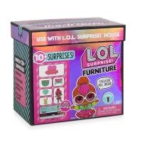 ราคา LA055 ไข่ LOL ของแท้ ตุ๊กตา พร้อมเฟอร์นิเจอร์ครบชุด L.O.L. Surprise! Furniture Bedroom with Neon Q.T. & 10+ Surprises (2704305799)