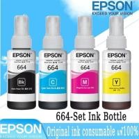 ราคา หมึกเติม epson 664 แท้ Origina ใช้กับ 4 สี 4 ขวด รองรับสำหรับเครื่องพิมพ์รุ่น L Series(สามารถออกใบเสร็จได้) (40277579407)