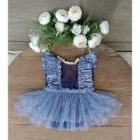 ราคา Dotty blues Dress, ชุดทารกแรกเกิด, ชุดทารกแรกเกิด, การถ่ายภาพทารกแรกเกิด, ชุดเด็ก, ชุดเด็กทารก, อุปกรณ์ประกอบฉากภาพเด็ก (27932345780)
