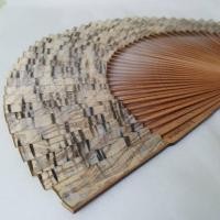 ราคา พัดญี่ปุ่น เซนสุ (扇子) ของที่ระลึกญี่ปุ่น สีขาว ดำ Vintage Japanese Folding Fan Sensu SOUVENIRS สินค้าญี่ปุ่นมือสอง (47651233271)