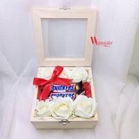 ราคา กล่องของขวัญ SNICKERS ช็อคโกแลต Snickers ของขวัญวาเลนไทน์ กล่องดอกไม้ กล่องช็อคโกแลต (19171462384)