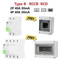 ราคา RCCB RCD Type B + MCB เบรคเกอร์กันดูดกันรั่ว ติดตั้งรถไฟฟ้า EV charger Tongou เบรคเกอร์ Type B 2P 4P (24500279655)