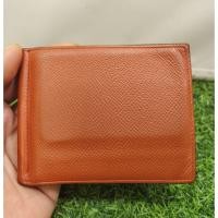 ราคา กระเป๋าสตางค์ผู้ชาย HERMÈS PARIS ของแท้ (Made in France) – สีส้มอิฐสุดคลาสสิค (44319992252)