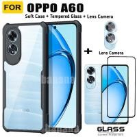 ราคา สําหรับ OPPO A60 เคสโทรศัพท์กันกระแทก OPPO A79 A58 A78 A38 A18 กระจกนิรภัยป้องกันหน้าจอฟิล์ม OPPPO 60 A6 0 เลนส์กล้อง Protecto (25878647243)