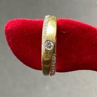 ราคา แหวนเพชรแท้ตัวเรือนทอง90%Di0.05ctX1/Di0.005ctX14เม็ดเจียระนัยExcellent ขาว98 ไม่มีตำหนิ แหวนหนัก3.52กรัมไซต์54สวยคุ้ม (28466347042)