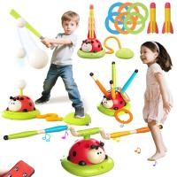 ราคา Dimoarch 4 in 1 Musical Jump Toss แหวนเกมของเล่นเบสบอลและ Stomping เปิดตัว Rocket Launcher สําหรับของเล่นเด็กและเกมพร้อมรีโมท (40018488076)